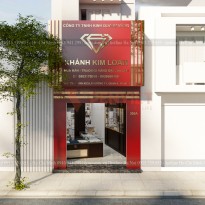 Dự án thiết kế tiệm vàng Khánh Kim Loan – 19.5m2 – Tp Hồ Chí Minh